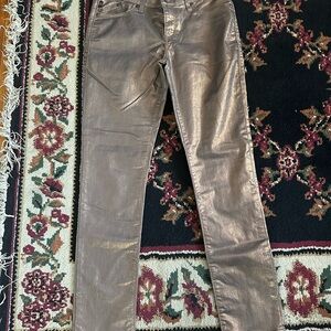 Rock & Republic Shimmering Rose Gold Jeans